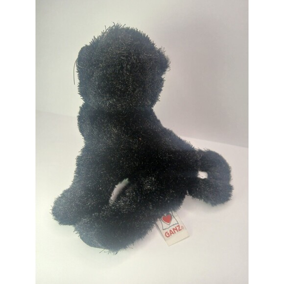 GANZ Webkinz SOFT BLACK CAT  Plush Stuffed Animal Toy Halloween NO CODE - Picture 4 of 9